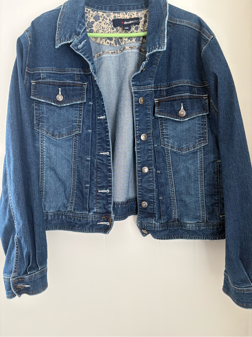 Denim 24/7 Classic Blue Jean Jacket